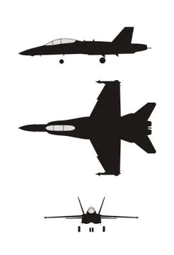 Jet fighter Stock Illustration