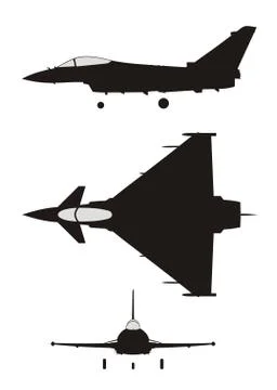 Jet fighter Stock Illustration