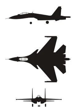 Jet fighter Stock Illustration