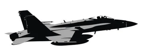 Jet fighter Stock Illustration