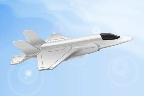 Jet fighter Stock Illustration