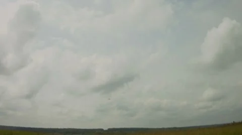 Jet fighter landing over camera Stock-Footage 7747670