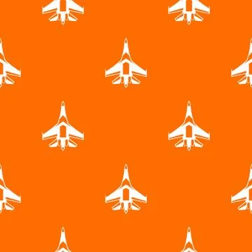 Jet fighter plane pattern seamless Stock Illustration