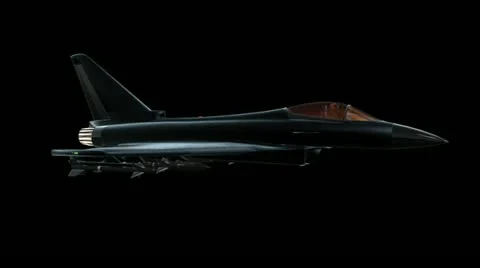 Jet Fighter Right Side Stock Footage 11890212