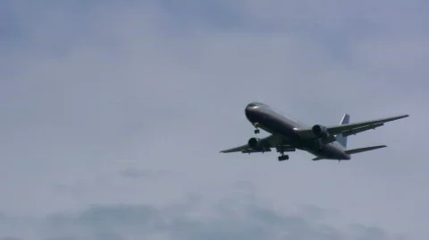 Jet flying close Stock Footage 608562