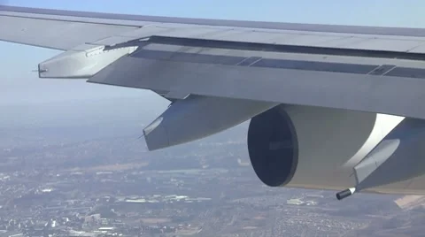 Jet flying low Stock Footage 8621292