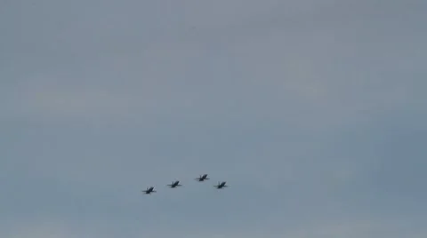 Jet Formation Flyby Video stock 16197513