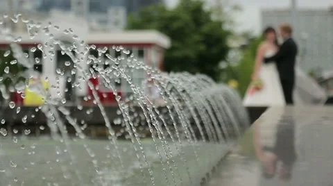 Jet fountain Stock Footage 40471853