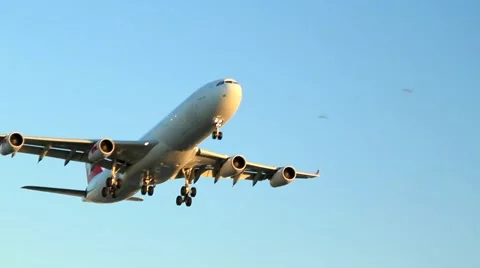 JET LANDING 3 Stock Footage 947828
