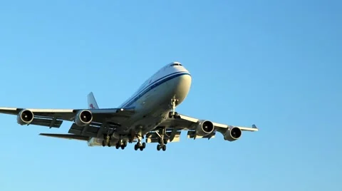 JET LANDING 4 Stock Footage 947872