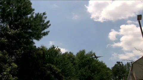 Jet landing Stock Footage 783505