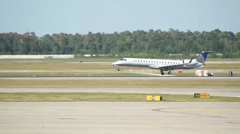 Jet landing Stock Footage 8687752