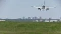 Jet landing HD Footage