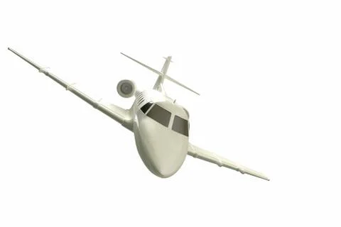 Jet plane flying. Stock Illustration