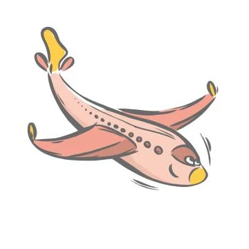 Jet plane Illustrazione stock