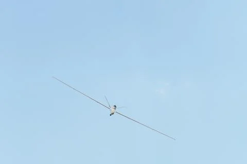 Jet powered RC model of glider, saiplane Stock Photos