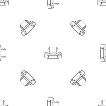 Jet printer pattern seamless Stock Illustration