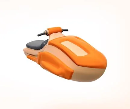 Jet Ski 3d icon Illustrazione stock