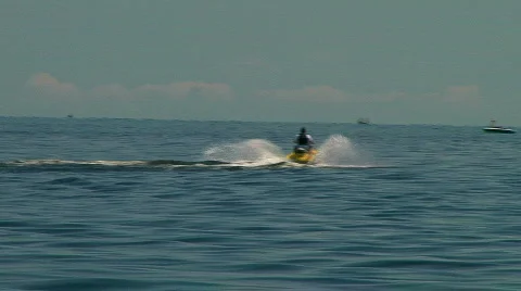 Jet Ski _02 Stock Footage 484310