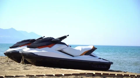 Jet ski background Stock Footage 78201577
