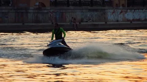 Jet Ski Stock Footage 11425488