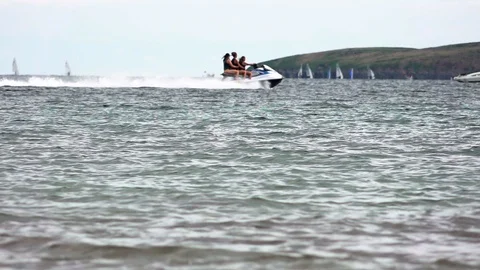 Jet Ski Stock Footage 93065439