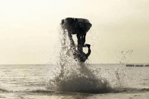 Jet Ski Freestyle Stock Photos