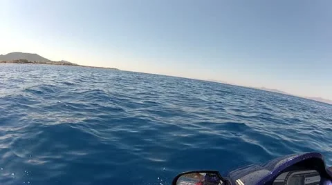 Jet ski front view Stock-Footage 12009669