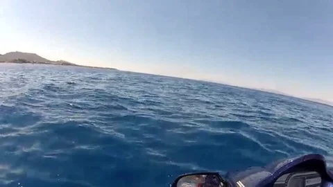 Jet ski front view Stock Footage 98248067