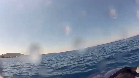 Jet ski front view Stock Footage 98248071