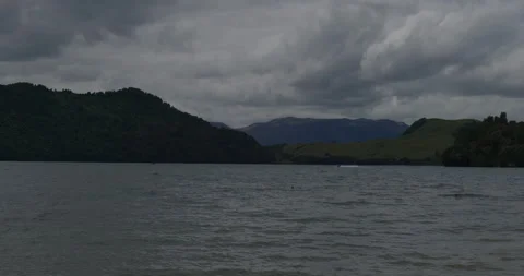 JET SKI GOING ACROSS LAKE 스톡 동영상 230993603