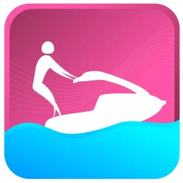 Jet ski Stock Illustration