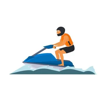 Jet ski Stock Illustration
