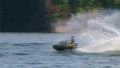 Jet Ski Jumps On Lake 03 HD Footage