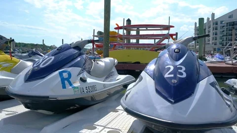 Jet Ski Rentals Stock Footage 80234990
