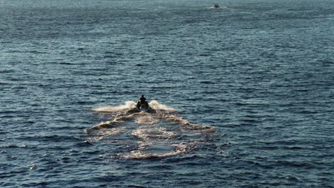Jet ski, Riga, Latvia. Stock Footage 208404191