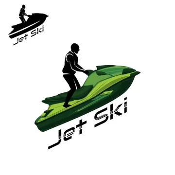 Jet ski, scooter Stock Illustration