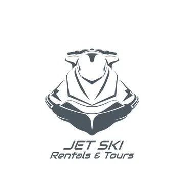 Jet ski, scooter Stock Illustration