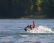 Jet Ski Sprays Water SD Footage