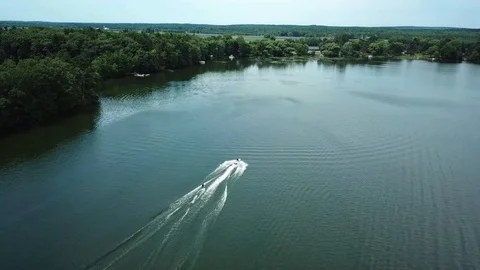 Jet ski surfer Stock Footage 94978782