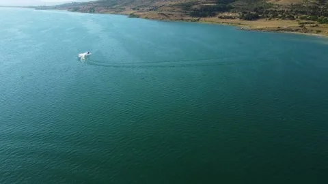 Jet Ski In Water Video stock 241487150