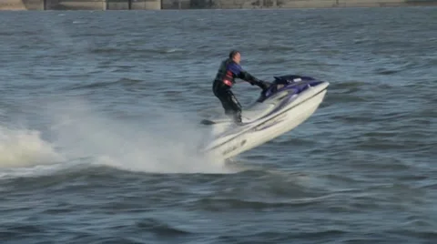 Jet skier Video stock 10863104