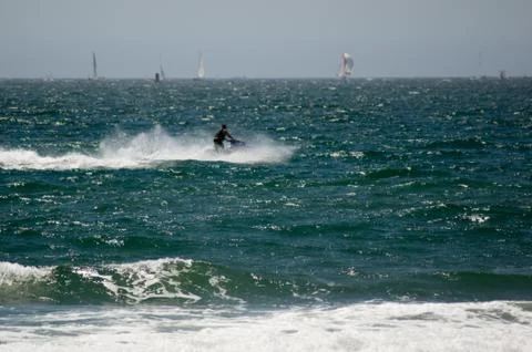 Jet Skier Stock Photos