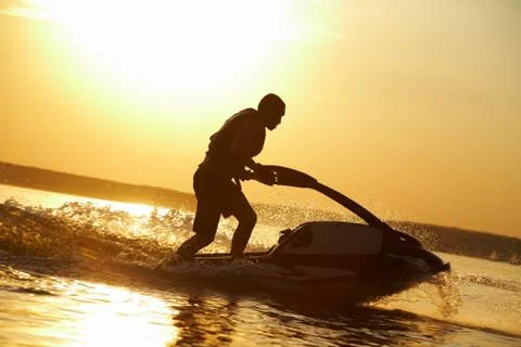 Jet skier Foto stock