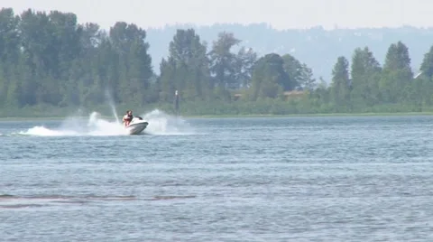 Jet Skiers Stock Footage 12065922