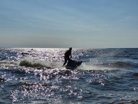 Jet Skiing Stock Photos