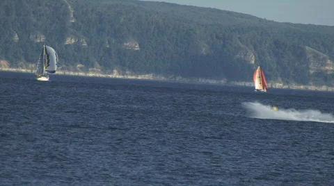 Jet skis Stock Footage 861723