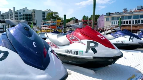 Jet Skis for Rent 스톡 동영상 80234987