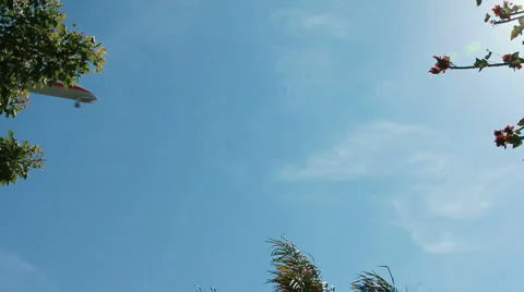 JET SLO-MO THROUGH FRAME Stock Footage 2323711