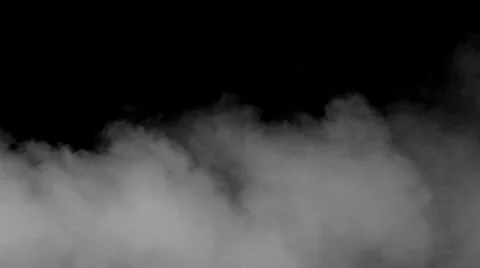 Jet Smoke. White smoke on black background Stock Footage 36417004